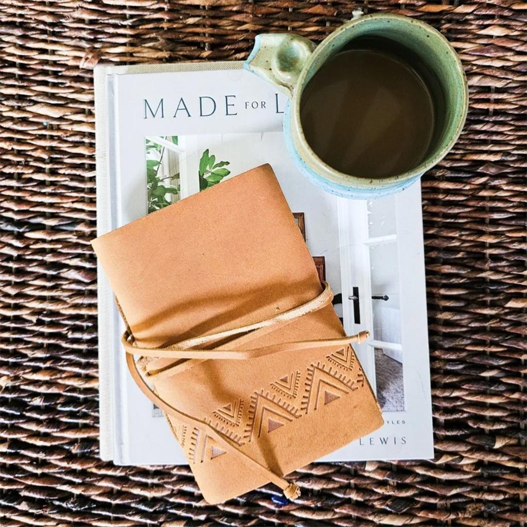 Leather Triangle Journal
