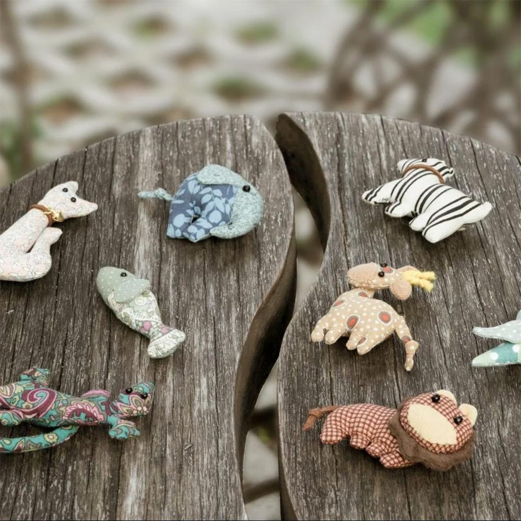 Cotton Butterfly Magnet