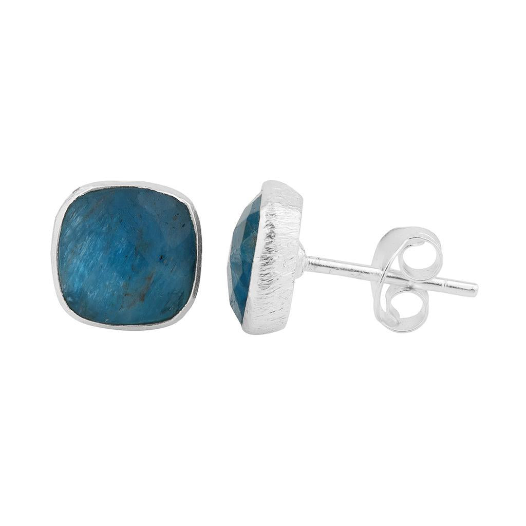 Apatite Silver Earrings