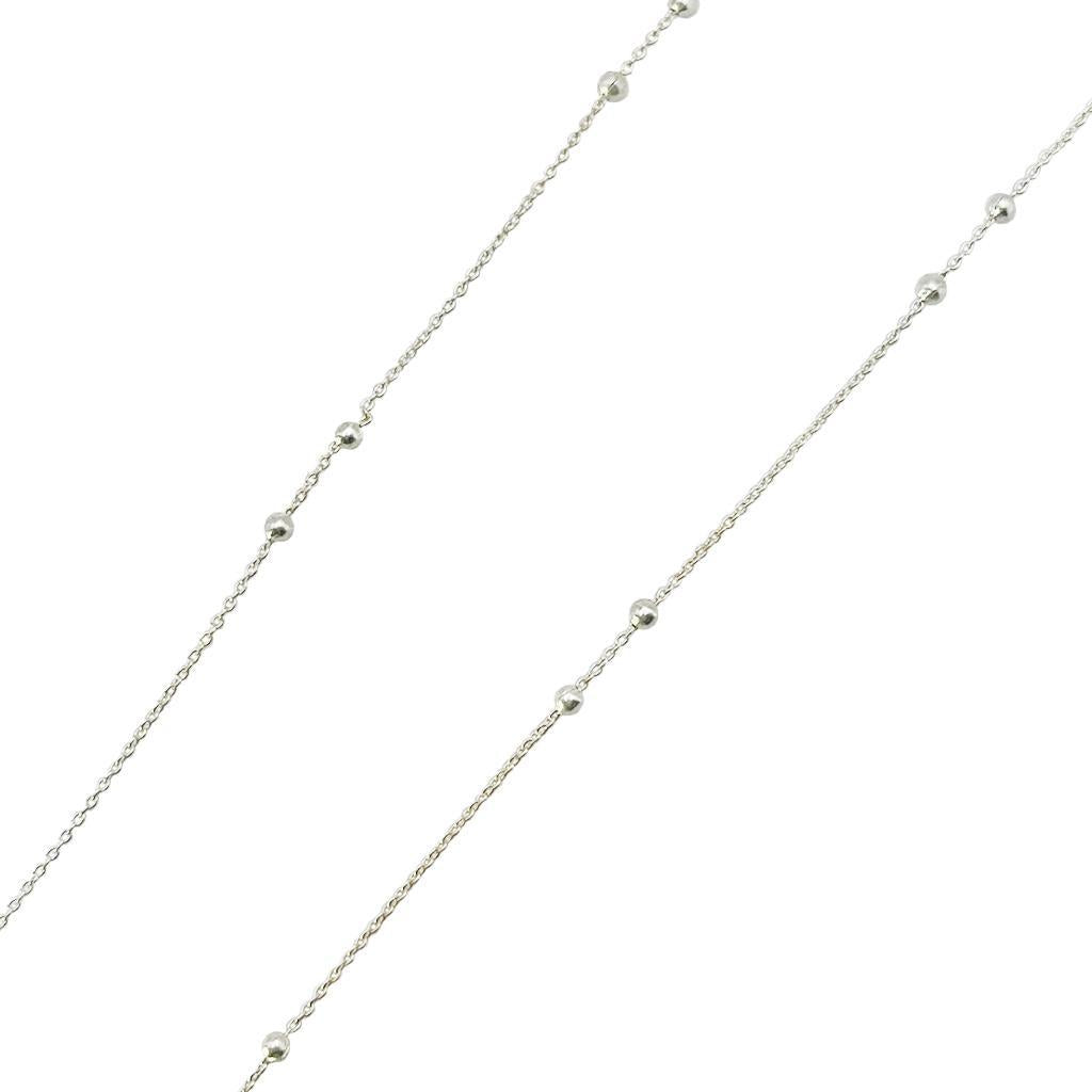 Silver Satellite Chain Necklace