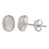 Moonstone Oval Earrings