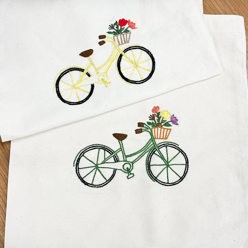 Embroidered Cotton Shopping Bag