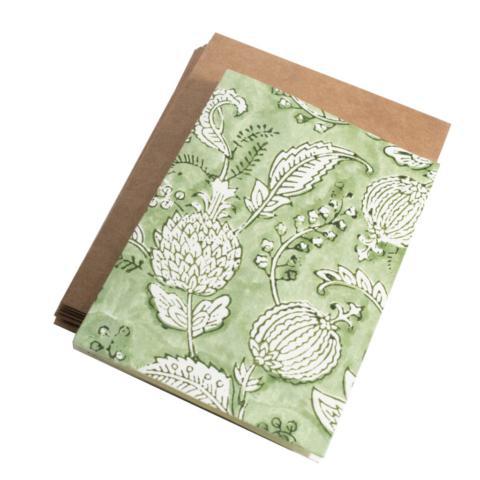 Green Floral Card