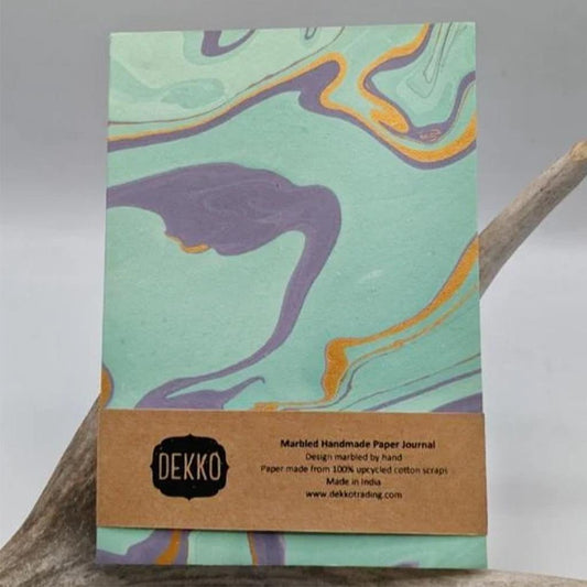 Orchid Marbled Paper Journal