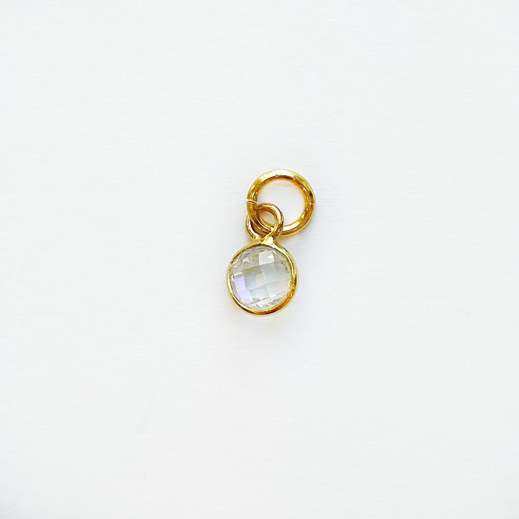 Gold Birthstone Charm