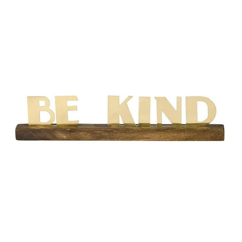 Be Kind Brass Sign