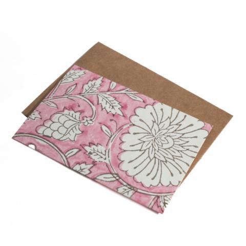 Pink Blooms Floral Card