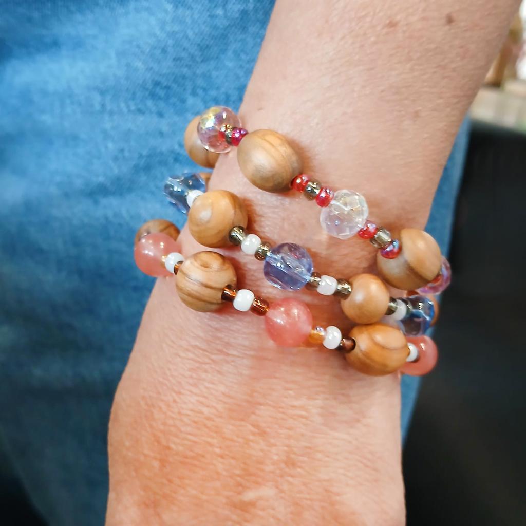 Olive Wood DIY Bracelet Kit