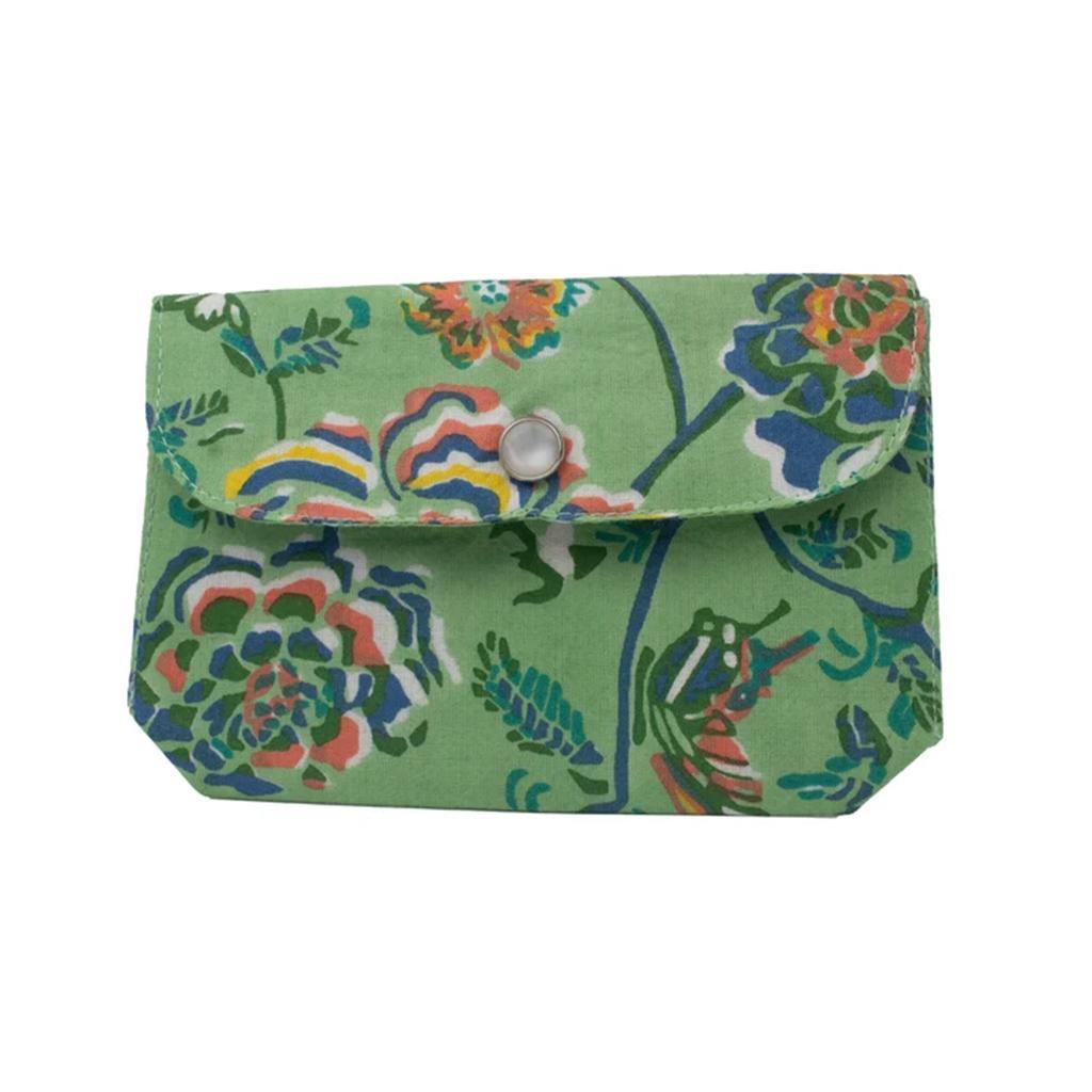 Block Print Snap Wallet