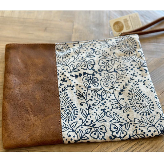Butah Canvas & Leather Clutch