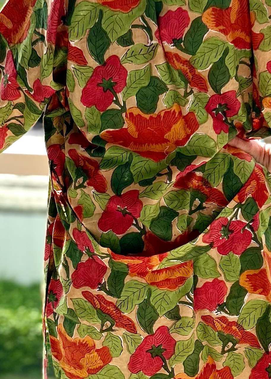 Rasila Block Print Robe