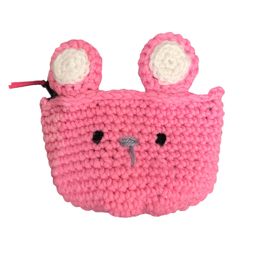 Crochet Bunny Coin Purse