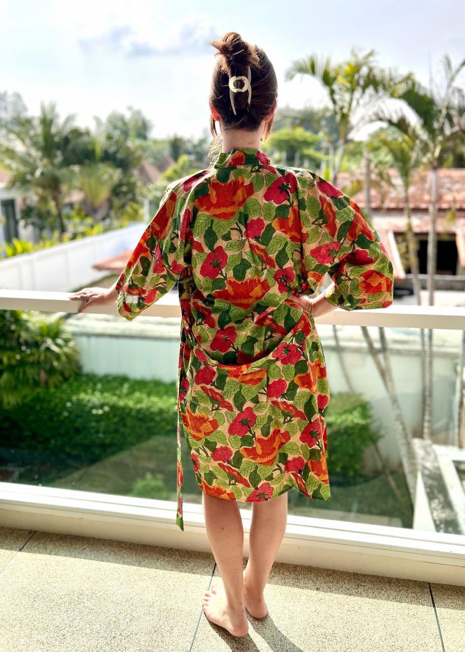 Rasila Block Print Robe