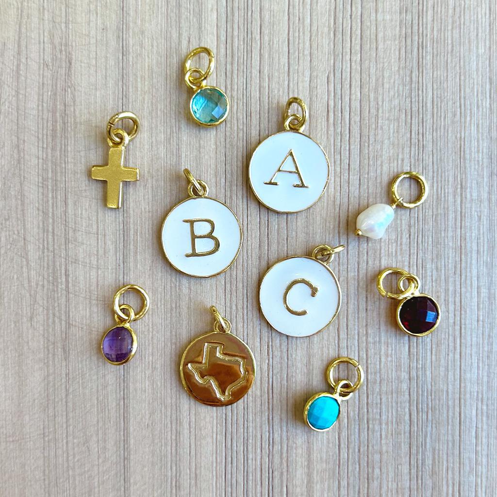 Gold Plated Alphabet Charm