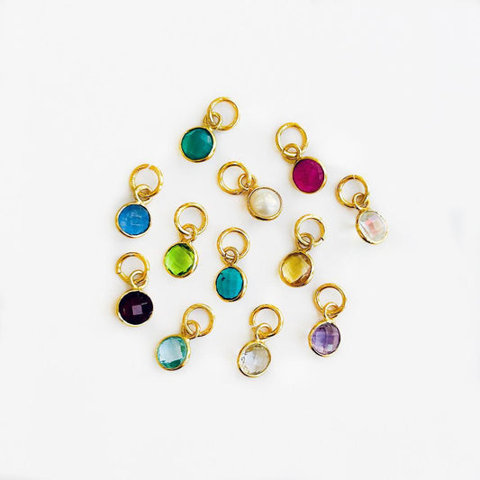 Gold Birthstone Charm