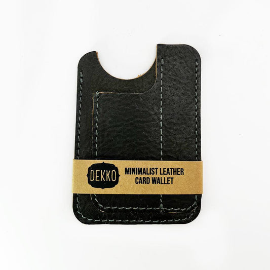 Mini Mahogany Leather Wallet