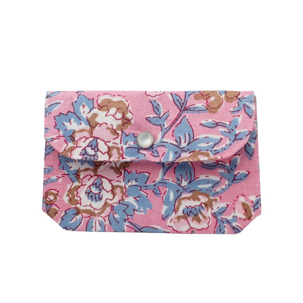 Block Print Snap Wallet