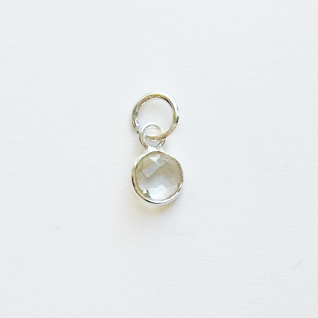 Silver Birthstone Charm