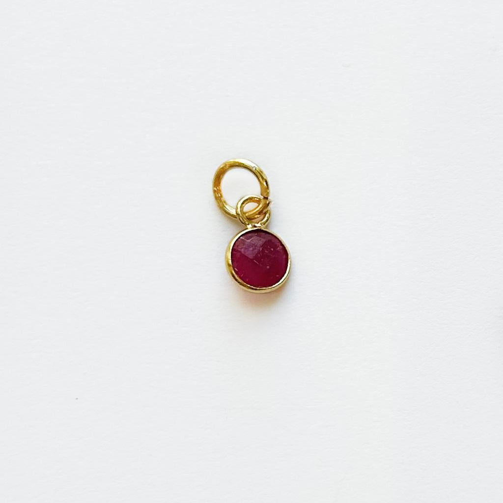 Gold Birthstone Charm