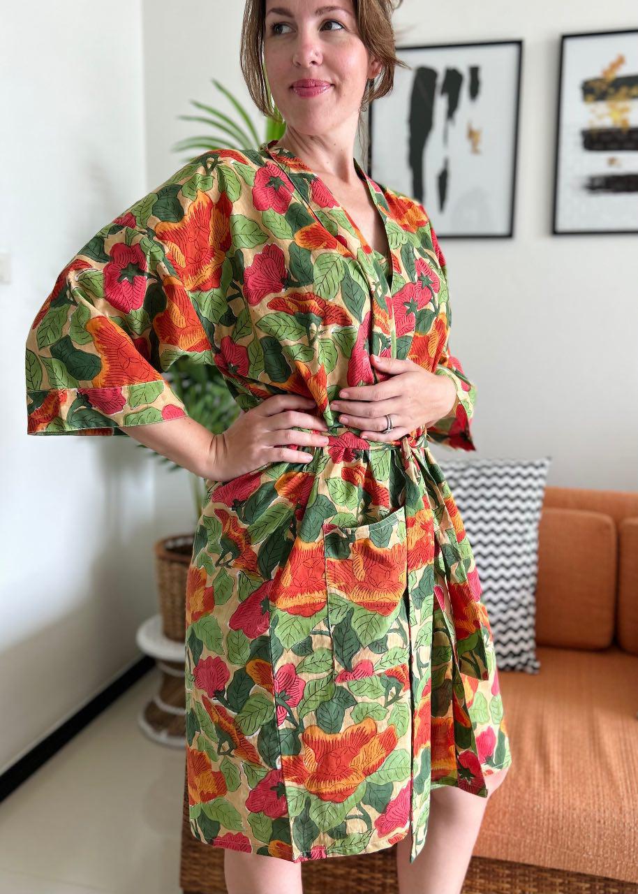Rasila Block Print Robe