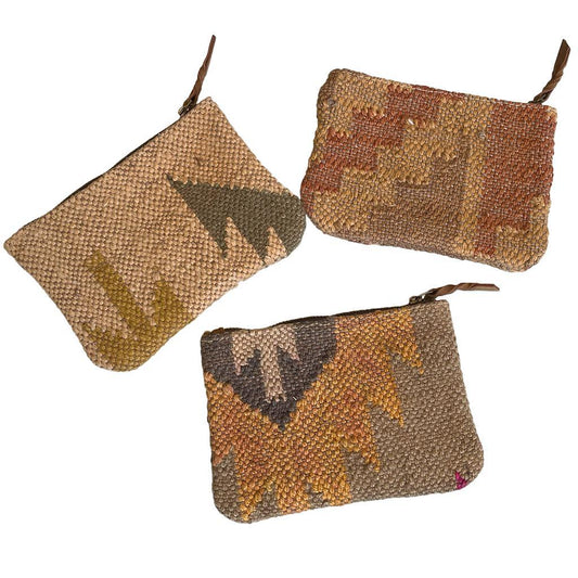 Dhurrie Jute Pouch