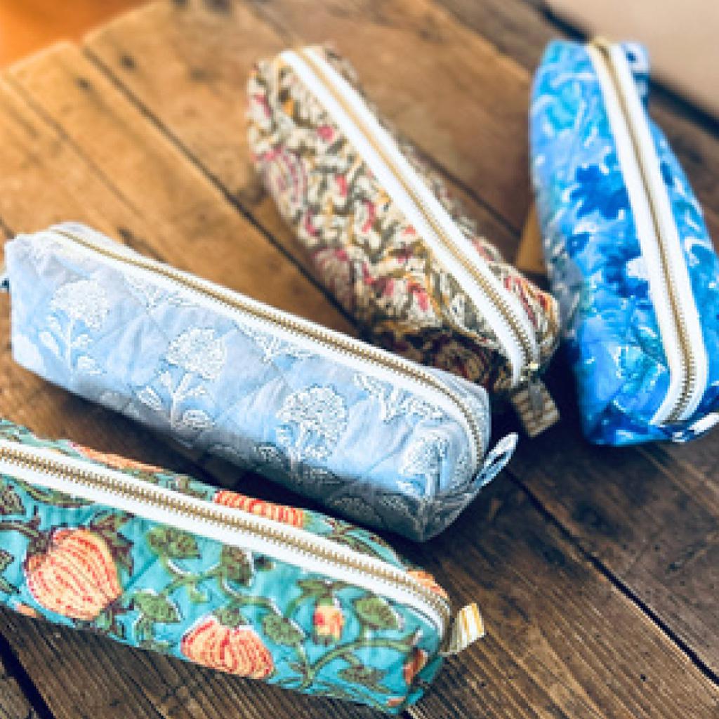 Quilted Pencil Pouch