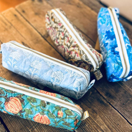Quilted Pencil Pouch