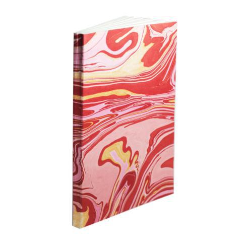 Red Marbled Journal