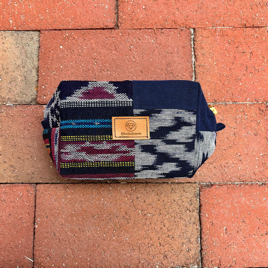 Woven Makeup Bag