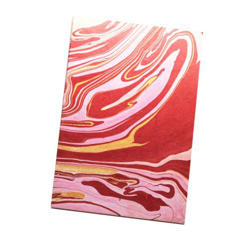 Red Marbled Journal