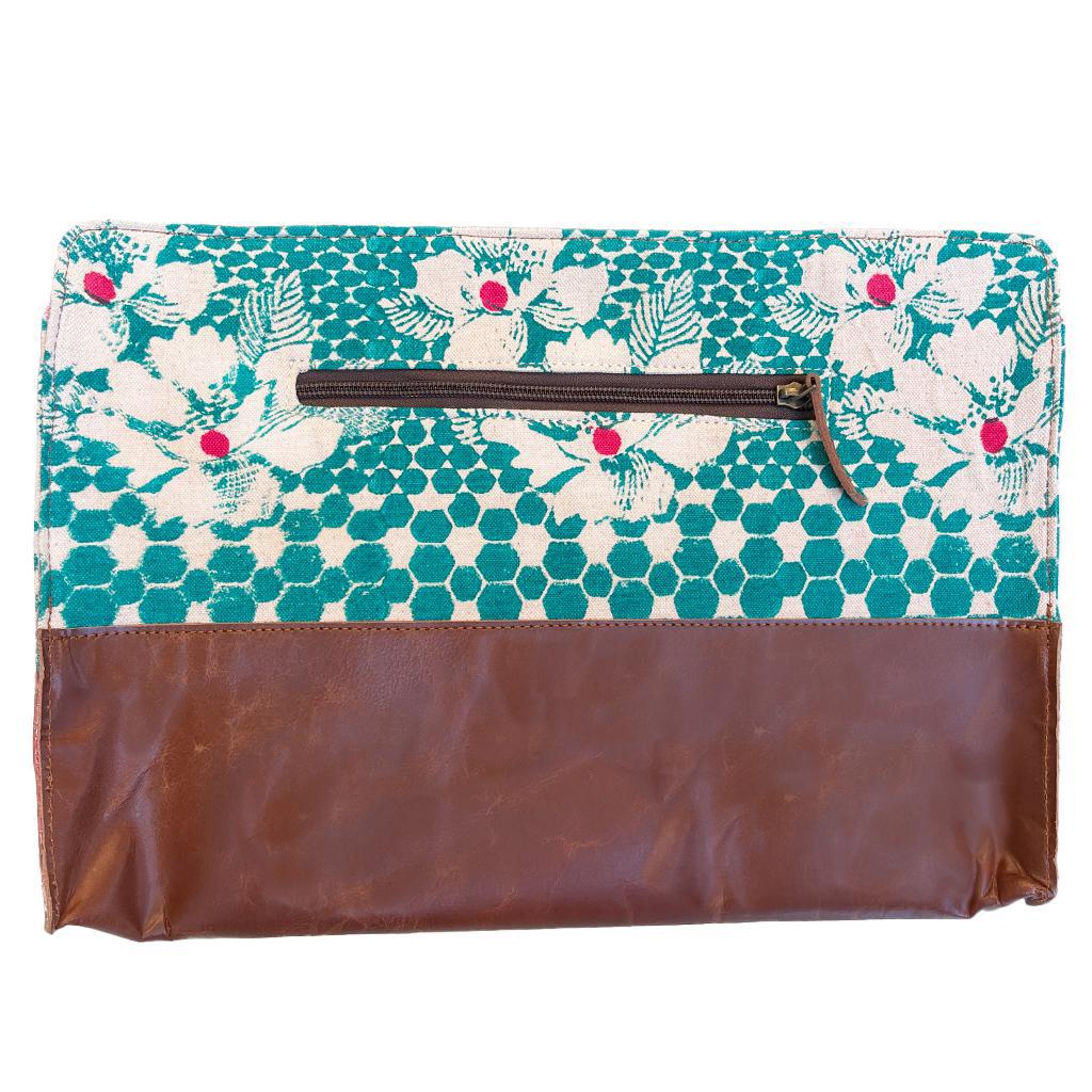Hibiscus Print Laptop Sleeve