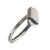 Moonstone Silver Bar Ring - size 6