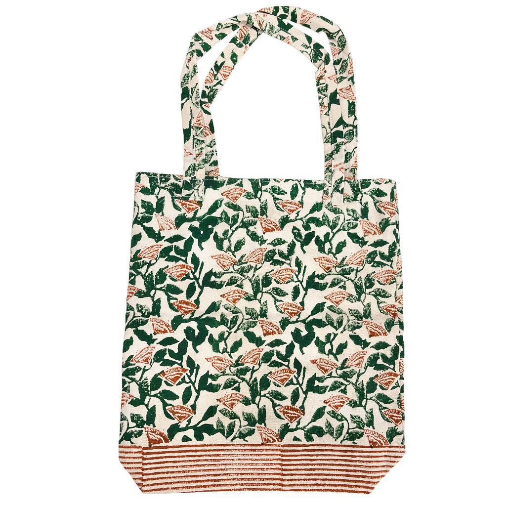 Canvas Block Print Tote