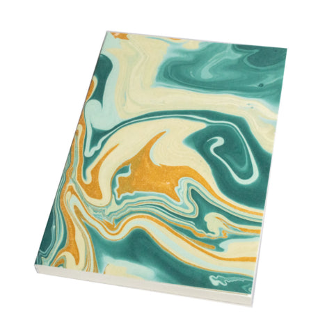 Green Marbled Journal