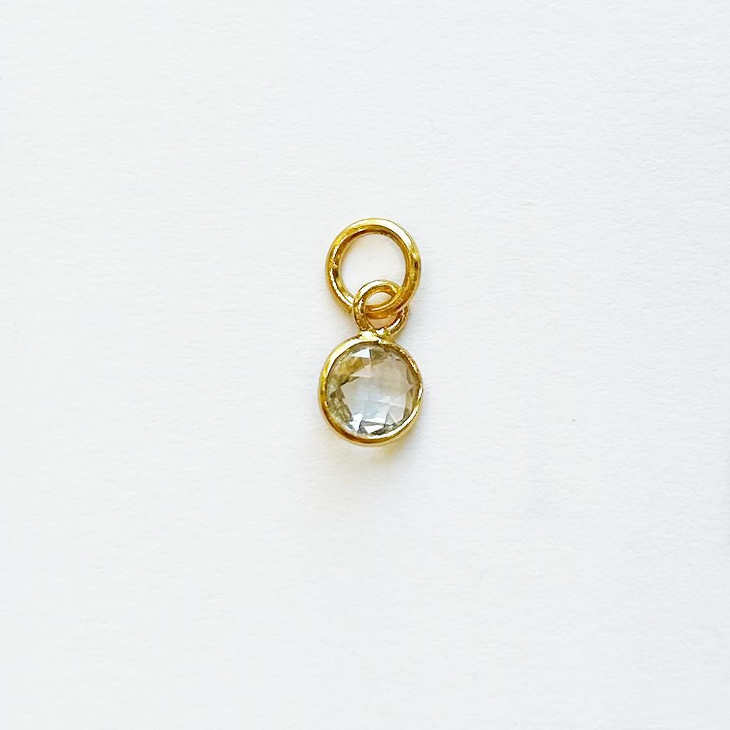 Gold Birthstone Charm
