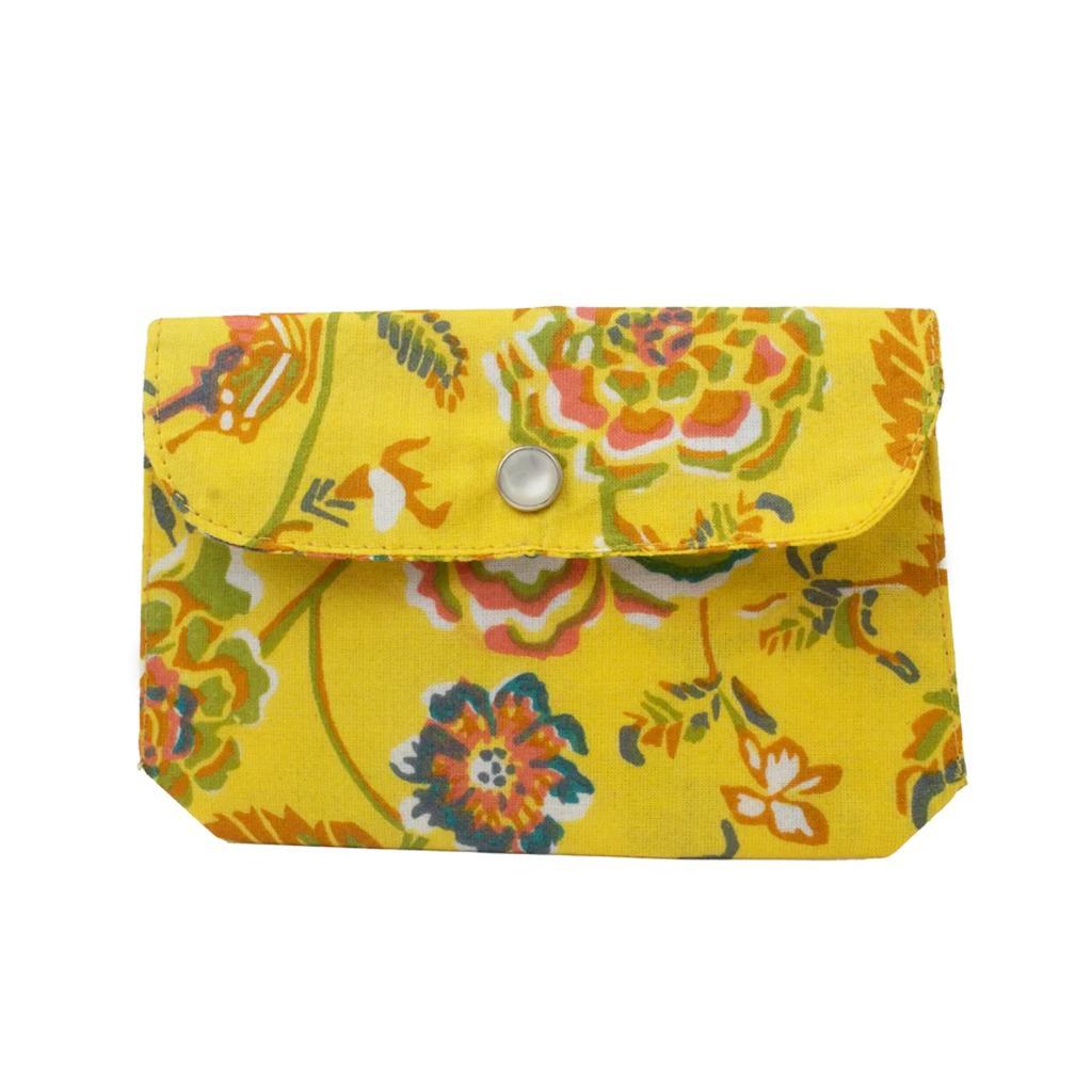 Block Print Snap Wallet