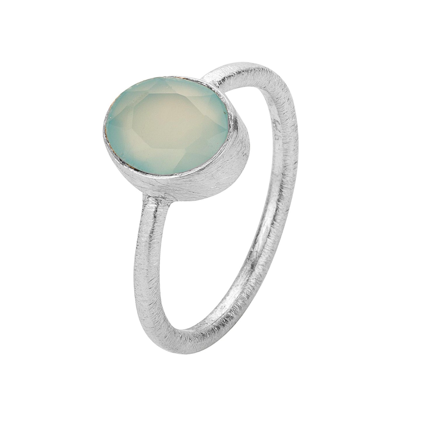 Chalcedony Oval Ring