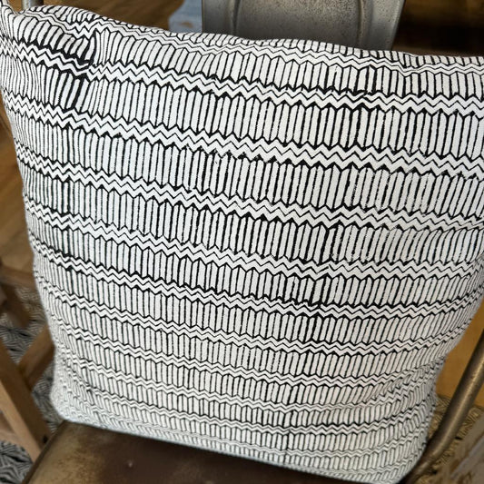 Block Print Pillow - Arrow