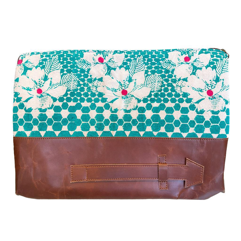 Hibiscus Print Laptop Sleeve