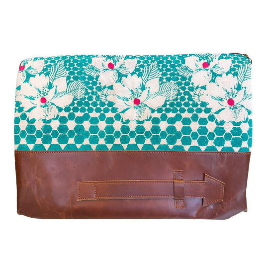 Hibiscus Print Laptop Sleeve