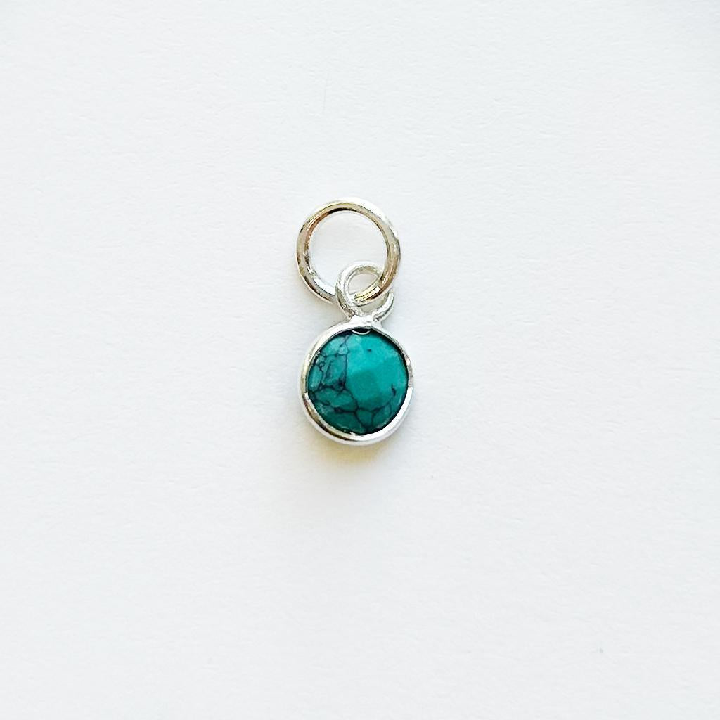 Silver Birthstone Charm