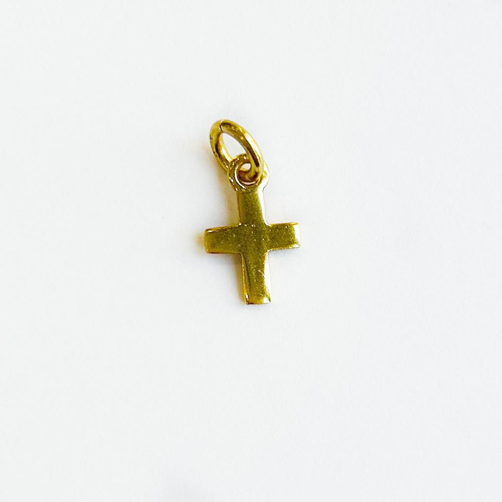 Gold Plated Cross Charm