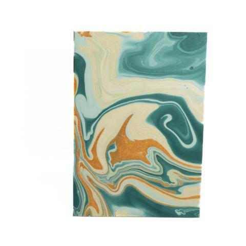 Green Marbled Journal