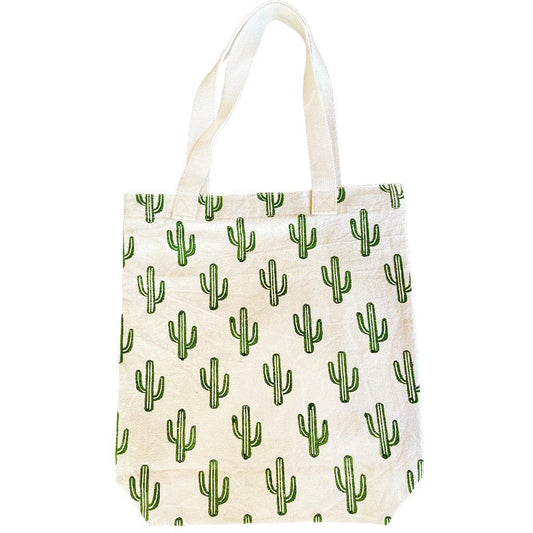 Cotton Handle Tote - Cactus