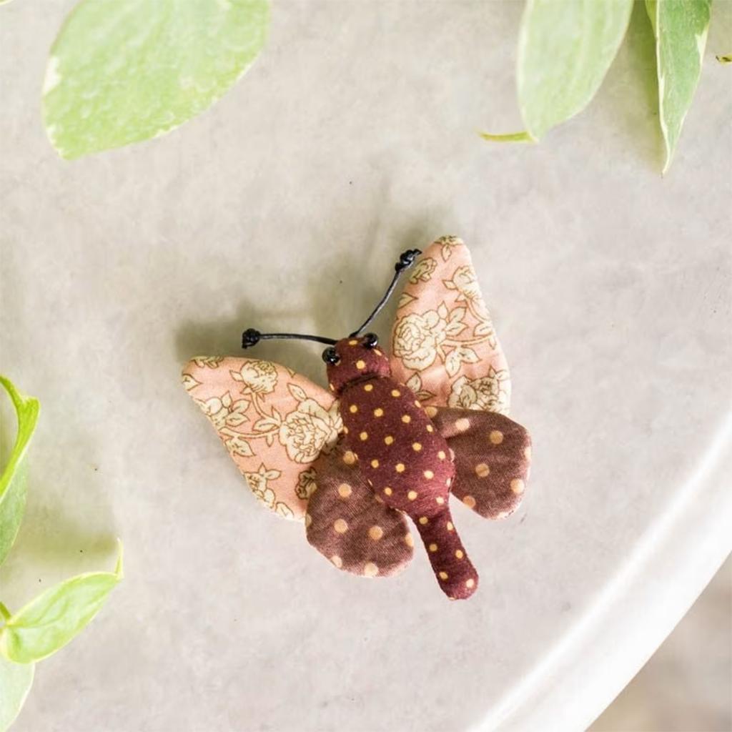 Cotton Butterfly Magnet