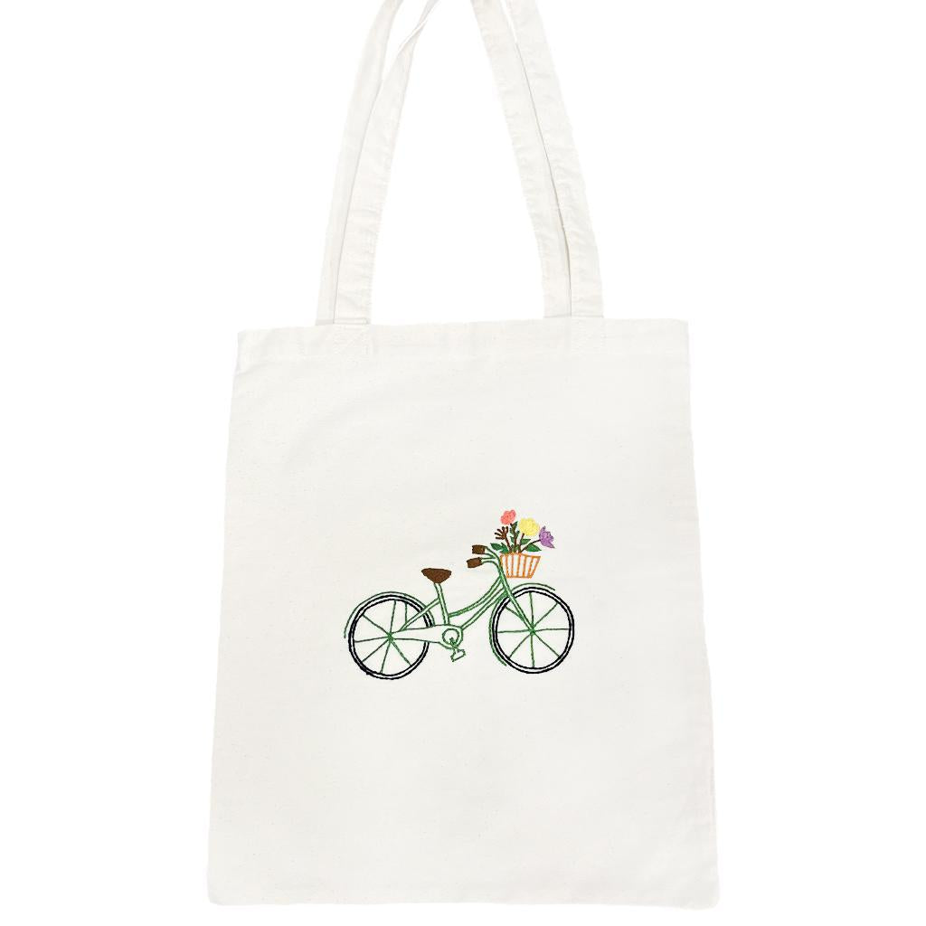 Embroidered Cotton Shopping Bag