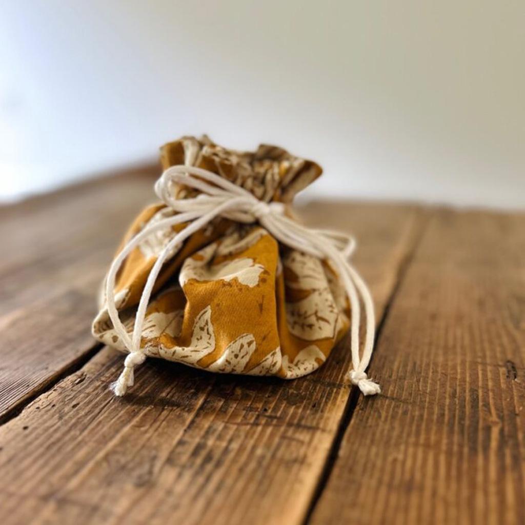 Block Print Jewelry Pouch