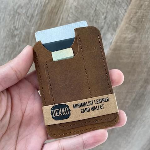 Mini Oak Leather Wallet