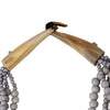 Shakti Beaded Necklace in Slate