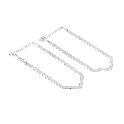 Sterling Silver Notched Rectangles